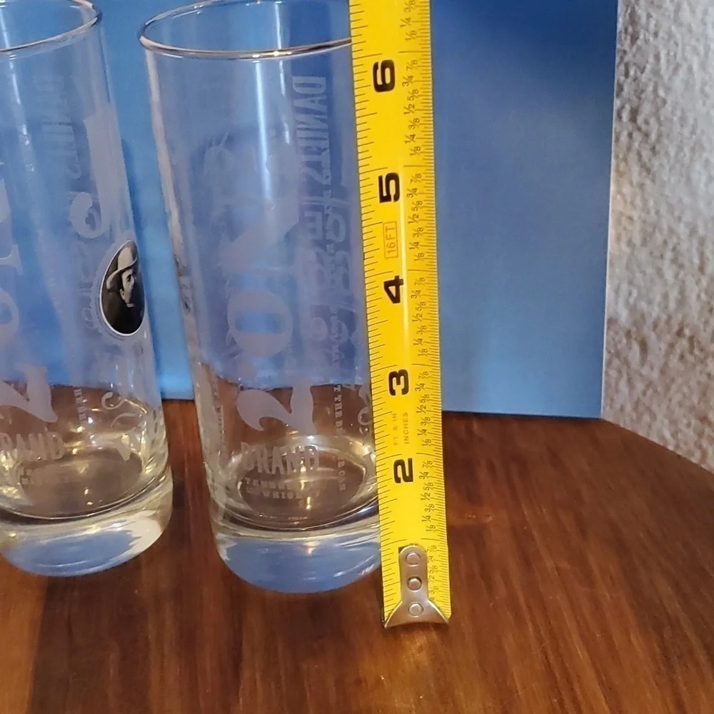 Jack Daniel's Whiskey Glasses - New never used Tall Boy Highball